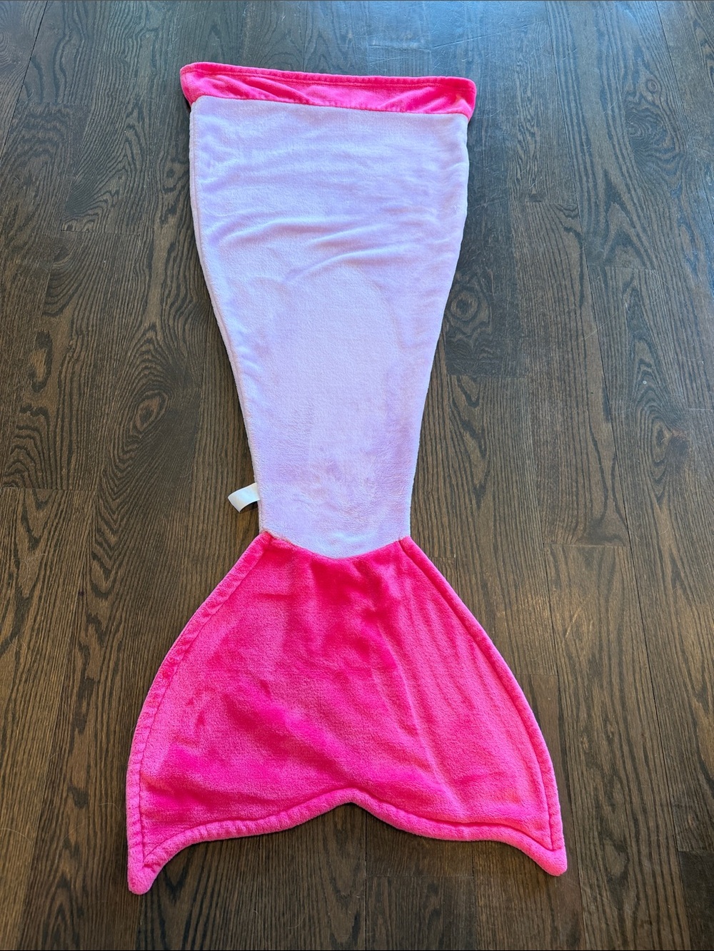 Kids Pink Mermaid Tail Blanket - Hot Pink & purple